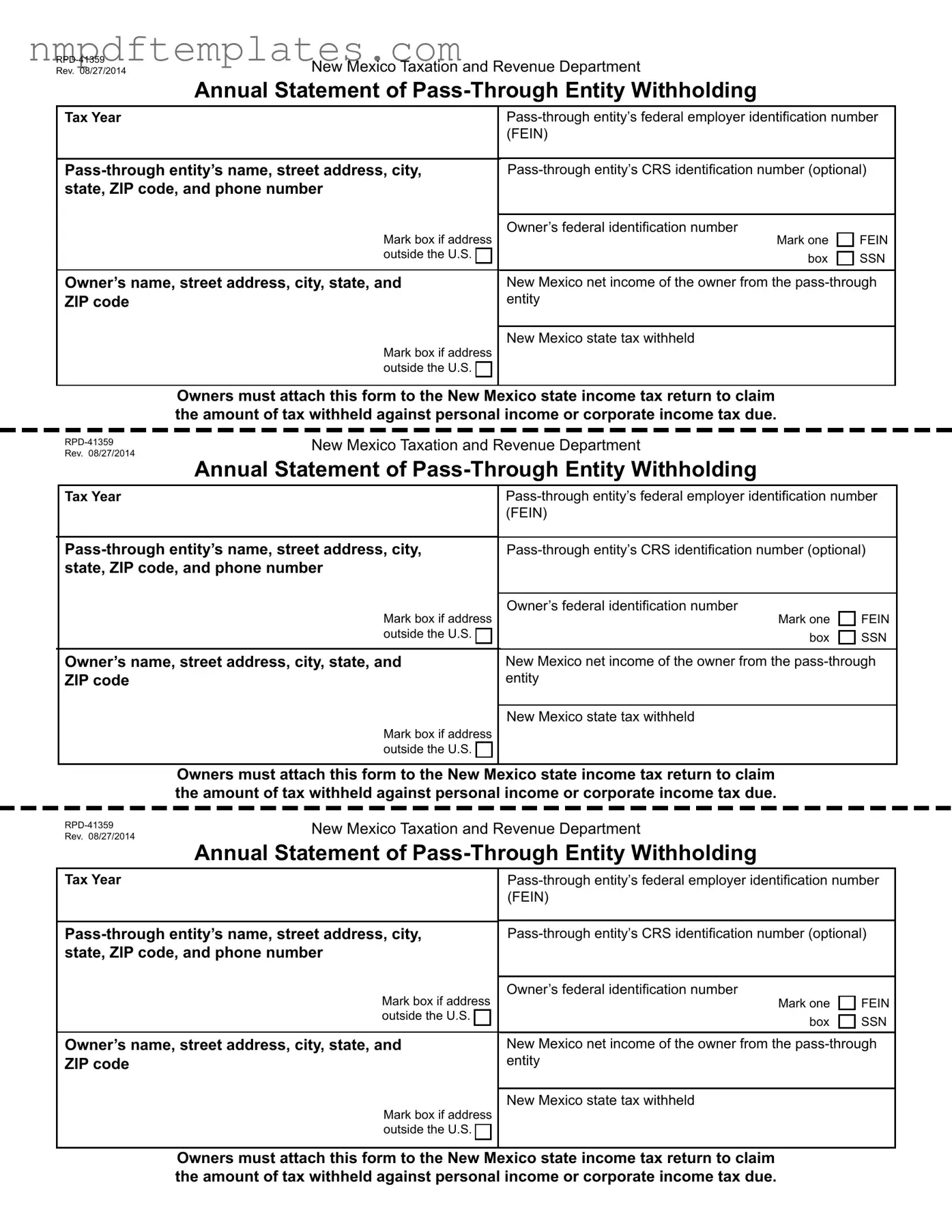 Official Rpd 41359 New Mexico Template